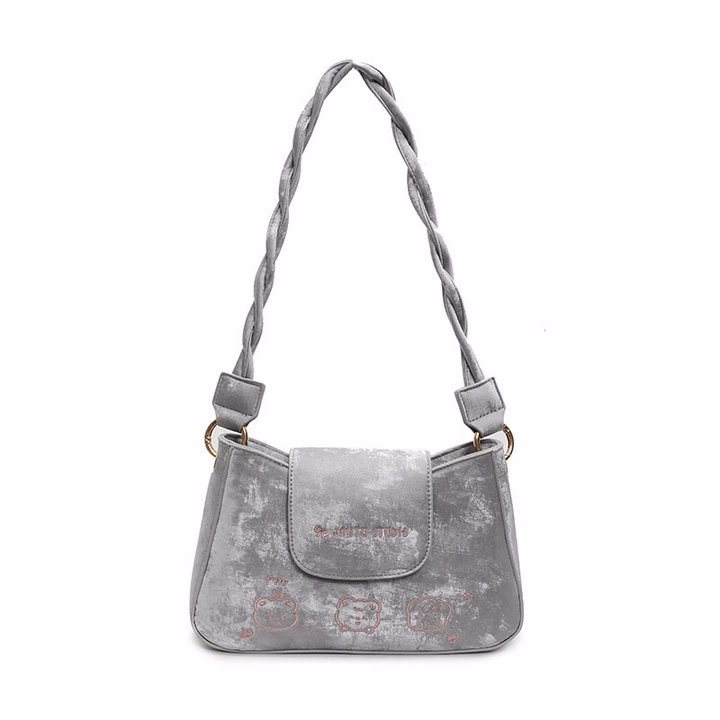 Túi Kẹp Nách – Đeo Vai Quai Xoắn Xinh Xắn, 2 Màu Hot W751 - Winnie House - Ảnh 5