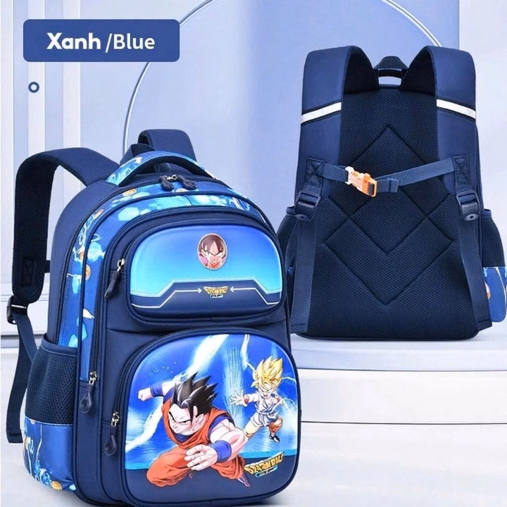 Balo Tiểu Học Hoạt Hình 3D Mẫu Mới, Chống Nước, Bảo Vệ Cột Sống Cho Bé Wh806 - Winnie House - Ảnh 19