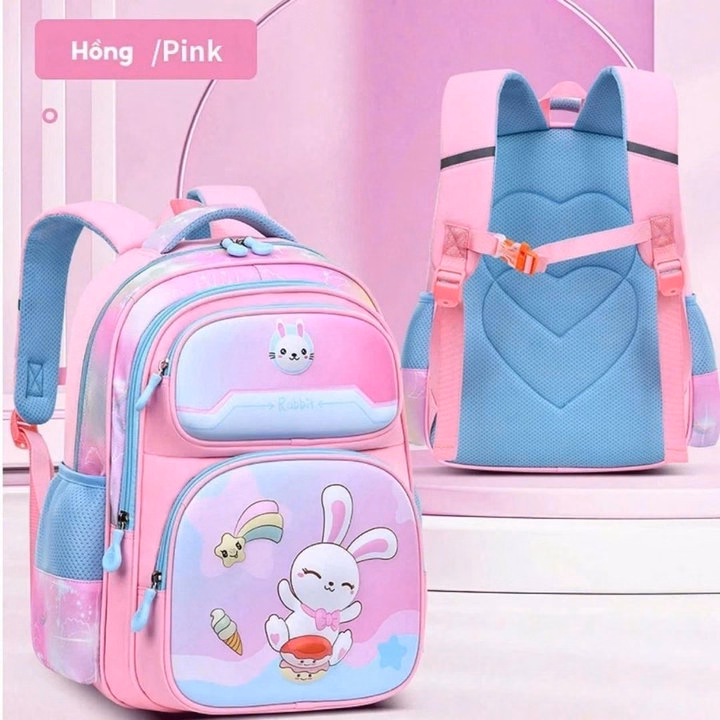 Balo Tiểu Học Hoạt Hình 3D Mẫu Mới, Chống Nước, Bảo Vệ Cột Sống Cho Bé Wh806 - Winnie House - Ảnh 18