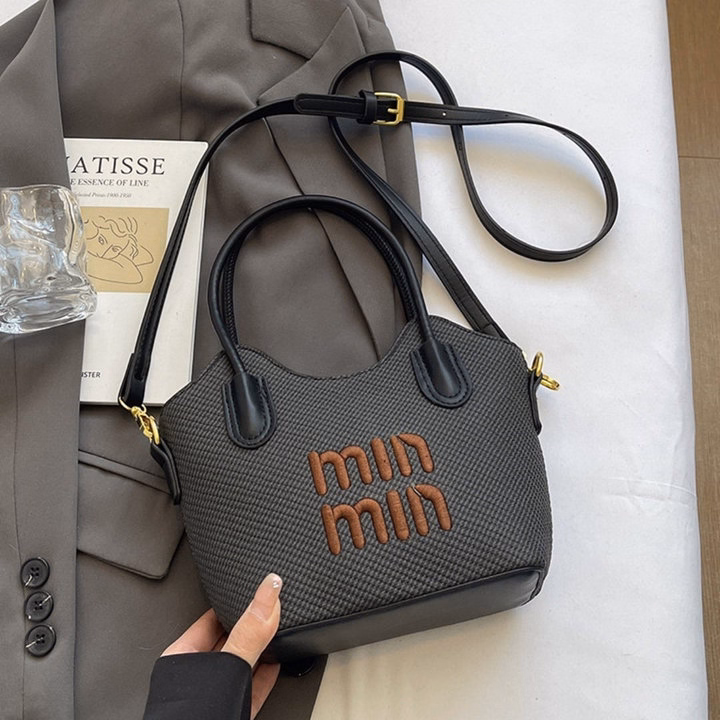 Túi Nữ Mini – Phối Vải Đan Phá Cách, Xinh Hết Nấc W734 - Winnie House - Ảnh 4