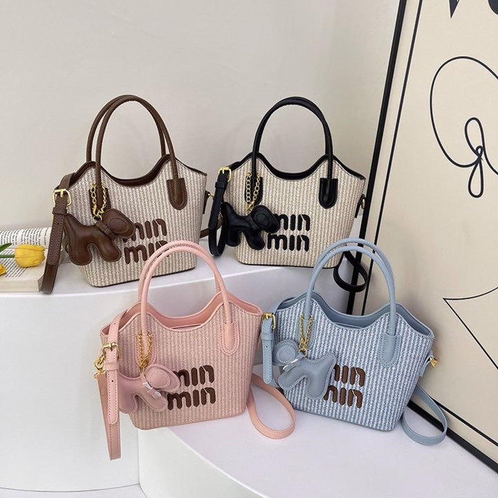 Túi Nữ Mini – Phối Vải Đan Phá Cách, Xinh Hết Nấc W734 - Winnie House - Ảnh 14