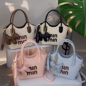 Túi Nữ Mini – Phối Vải Đan Phá Cách, Xinh Hết Nấc W734 - Winnie House