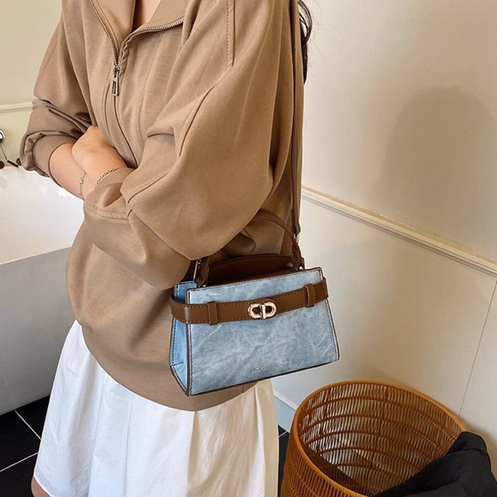 Túi Xách Nữ Da Bò Loang, Nhỏ Gọn, Sang Trọng, Đẳng Cấp, Dễ Phối Đồ W729 - Winnie House - Ảnh 6