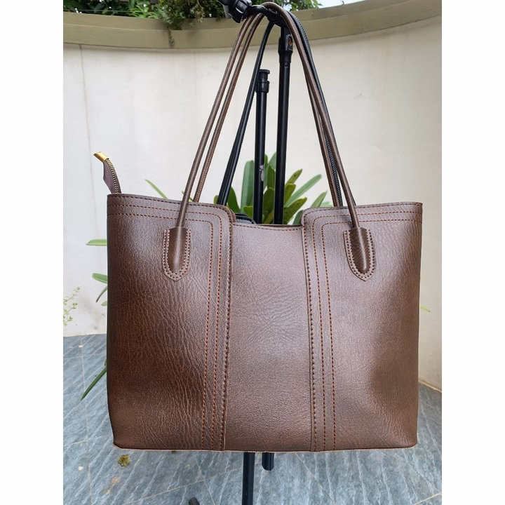 Túi Xách Nữ Da Pu Trơn – Đẳng Cấp Công Sở Hiện Đại W725 - Winnie House - Ảnh 2