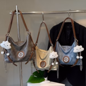 Túi Xách Nữ Thời Trang – Da Loang Sang Chảnh Kèm Charm W711 - Winnie House