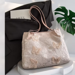 Túi Xách Nữ Họa Tiết Bướm, Nhẹ Nhàng, Duyên Dáng, Dễ Phối Đồ W710 - Winnie House