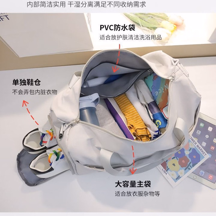 Túi Du Lịch Thời Trang Cỡ Lớn – Đi Chơi, Gym, Công Tác A692 - Pipi Store - Ảnh 9