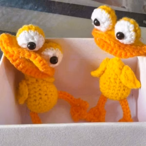 Móc Khóa Vịt Ngộ Nghĩnh Thủ Công Bằng Len 04B2025 Yukishop