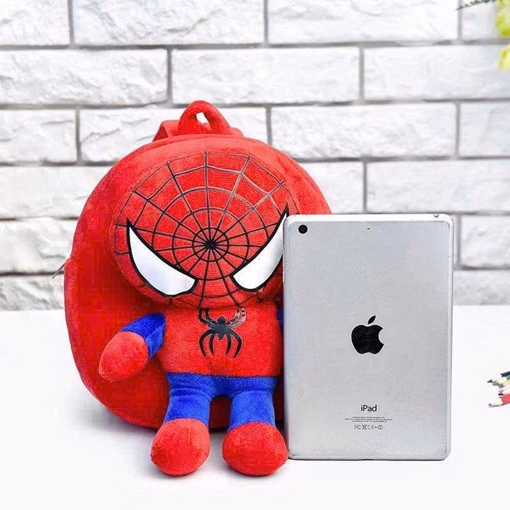 Balo Lông Mầm Non Siêu Nhân Nhện – Nhẹ Êm, Cực Dễ Thương - Pipi Store - Ảnh 8