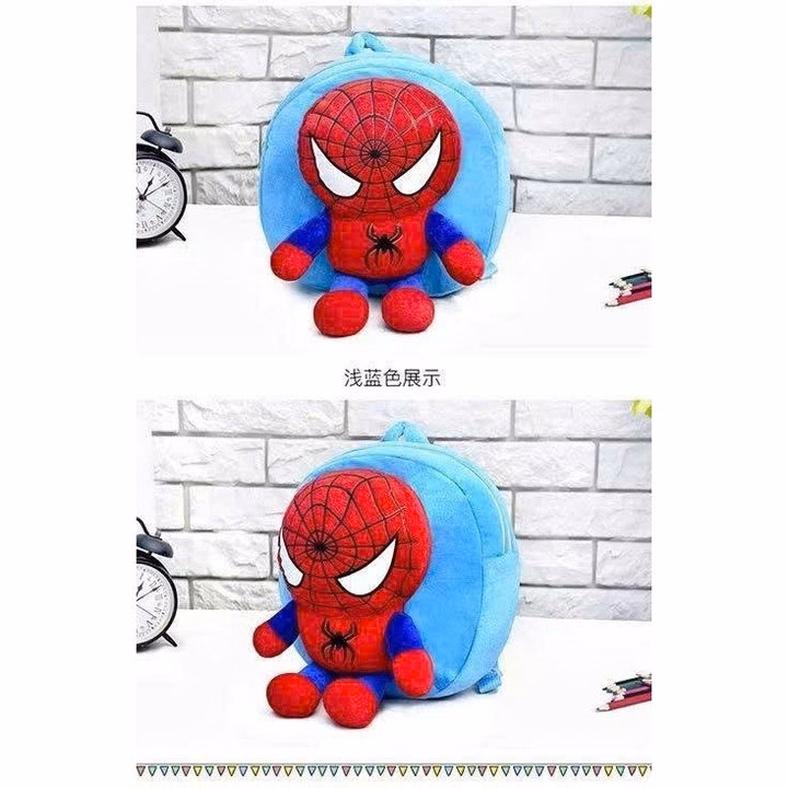 Balo Lông Mầm Non Siêu Nhân Nhện – Nhẹ Êm, Cực Dễ Thương - Pipi Store - Ảnh 5