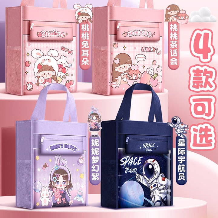 Túi Tote Học Thêm Hoạt Hình – Phi Hành Gia, Cô Gái, Kuromi Siêu Xinh - Pipi Store - Ảnh 9