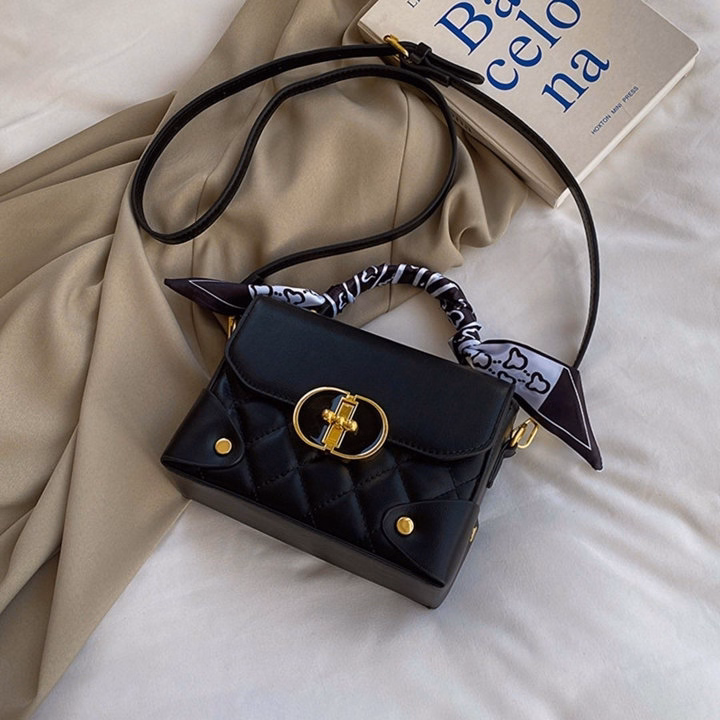 Túi Xách Nữ Dáng Hộp Khóa T Sang Trọng – Thanh Lịch Chuẩn Hàn W341 - Winnie House - Ảnh 4