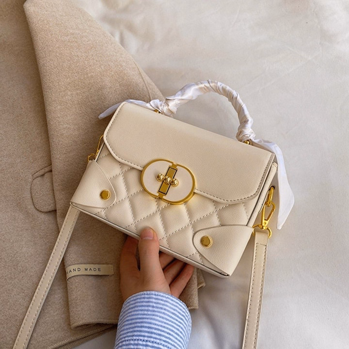 Túi Xách Nữ Dáng Hộp Khóa T Sang Trọng – Thanh Lịch Chuẩn Hàn W341 - Winnie House - Ảnh 5