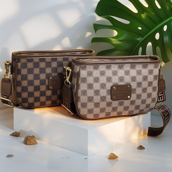 Túi Xách Nữ Da Pu Kẻ Ô – Thanh Lịch, Trẻ Trung, Thời Thượng W346 - Winnie House