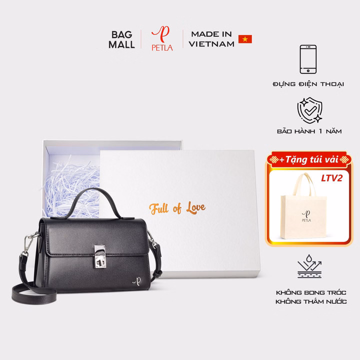 Túi Xách Thời Trang Form Hộp Hình Chữ Nhật Petla Ln19 - Ảnh 6