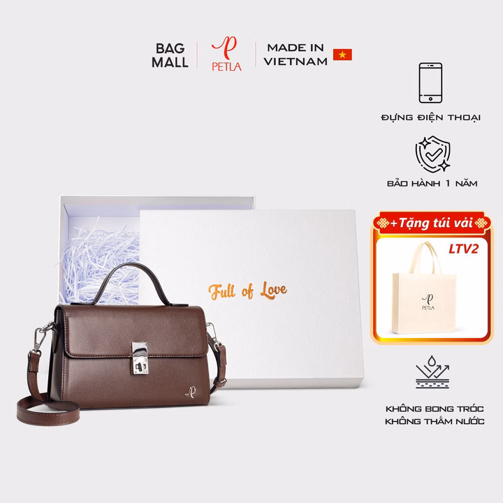 Túi Xách Thời Trang Form Hộp Hình Chữ Nhật Petla Ln19 - Ảnh 11