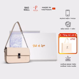 Bộ Quà Tặng Túi Xách Nữ Thời Trang Petla Ln15 + Hộp Đựng Và Túi Vải