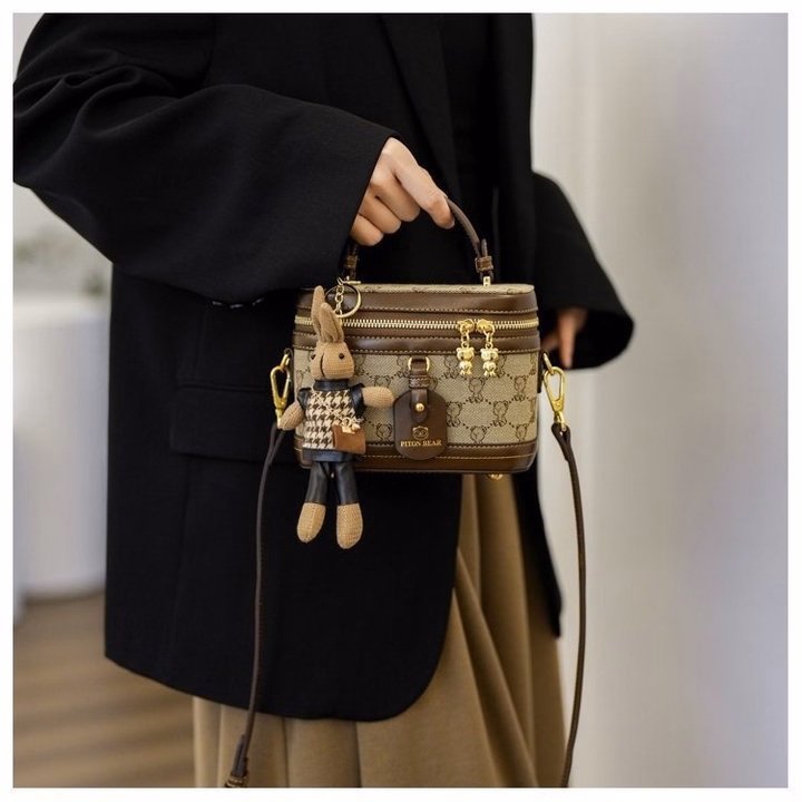 Túi Xách Nữ Dáng Hộp W586 – Đựng Vừa Điện Thoại, Nhẹ Nhàng Điệu Đà - Winnie House - Ảnh 3