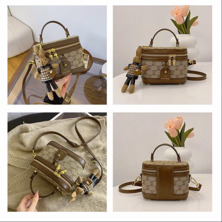 Túi Xách Nữ Dáng Hộp W586 – Đựng Vừa Điện Thoại, Nhẹ Nhàng Điệu Đà - Winnie House - Ảnh 8