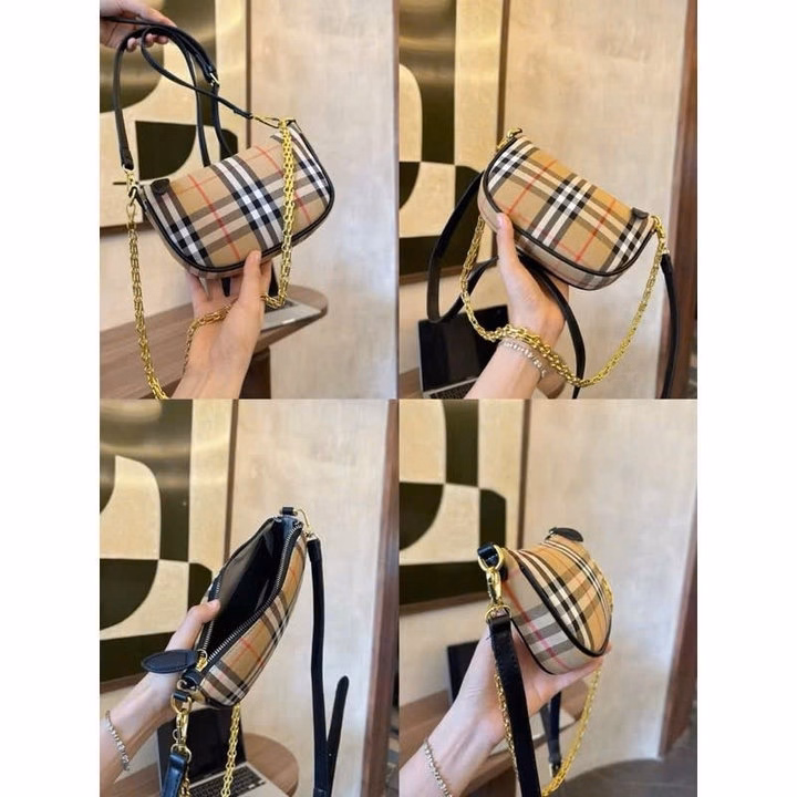 Túi Kẹp Nách Đeo Chéo Họa Tiết Kẻ Vừa Điện Thoại W590 – Trendy Và Thanh Lịch - Winnie House - Ảnh 10