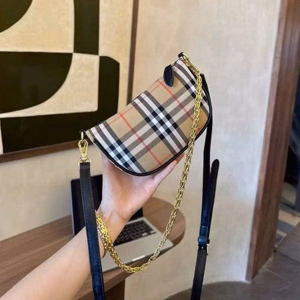 Túi Kẹp Nách Đeo Chéo Họa Tiết Kẻ Vừa Điện Thoại W590 – Trendy Và Thanh Lịch - Winnie House - Ảnh 8