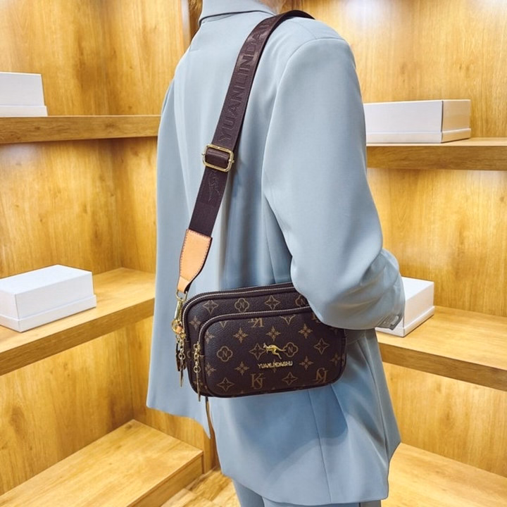 Túi Xách Hoa Văn Dây Bản To W615, Phong Cách Cổ Điển Xu Hướng Mới - Winnie House - Ảnh 5