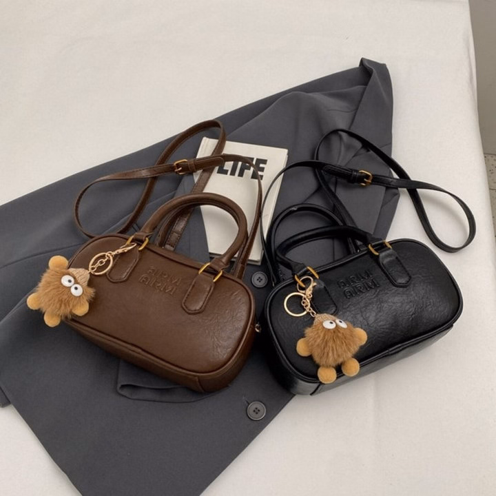 Túi Xách Nữ Dáng Bầu Da Nhăn W618 – Nhỏ Gọn, Sang Trọng Dễ Phối Mọi Set Đồ - Winnie House - Ảnh 5