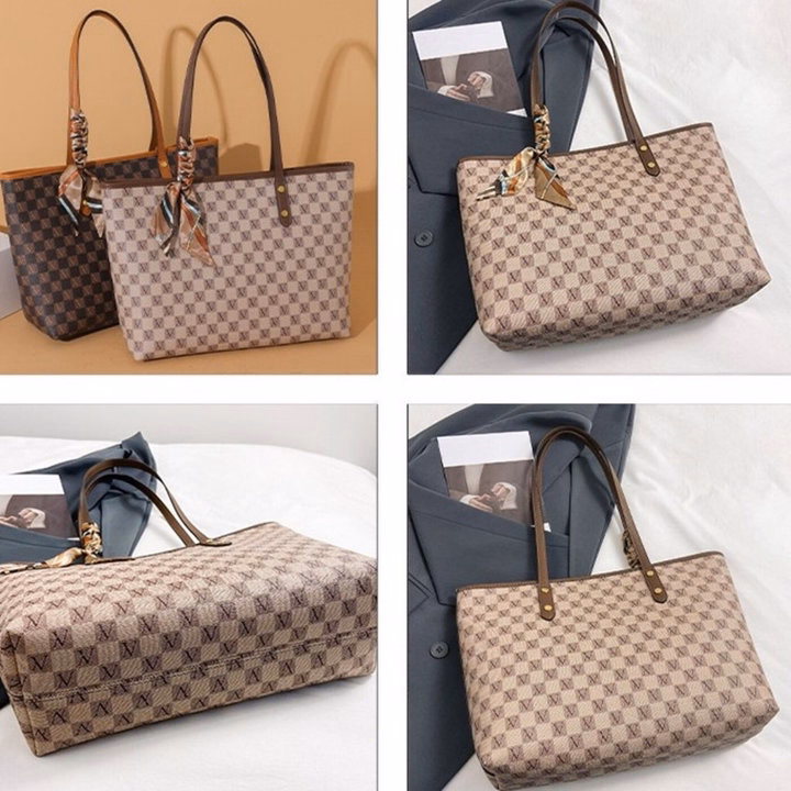 Túi Xách Nữ Công Sở W619 Kèm Khăn Lụa – Thanh Lịch, Sang Trọng, Cực Chuẩn Quý Cô - Winnie House - Ảnh 4