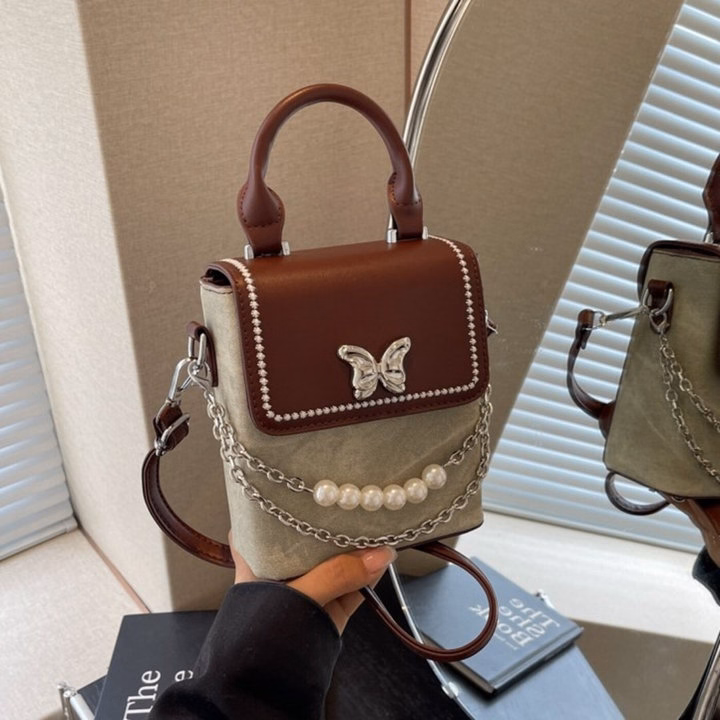 Túi Xách Nữ Mini Đựng Điện Thoại Dễ Thương Mác Nơ Bướm W626 - Winnie House - Ảnh 6