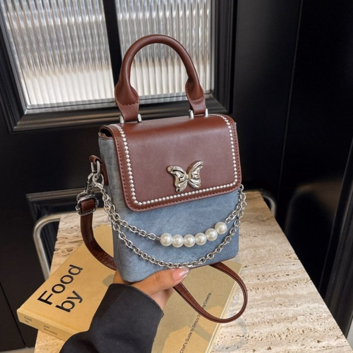 Túi Xách Nữ Mini Đựng Điện Thoại Dễ Thương Mác Nơ Bướm W626 - Winnie House - Ảnh 10