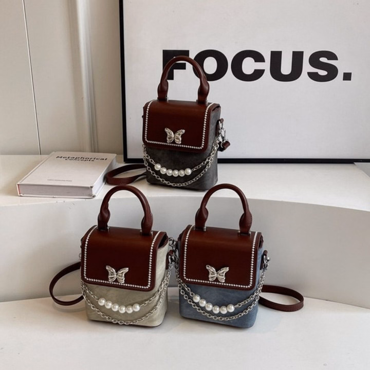 Túi Xách Nữ Mini Đựng Điện Thoại Dễ Thương Mác Nơ Bướm W626 - Winnie House - Ảnh 7