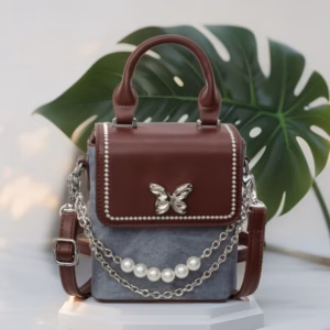 Túi Xách Nữ Mini Đựng Điện Thoại Dễ Thương Mác Nơ Bướm W626 - Winnie House