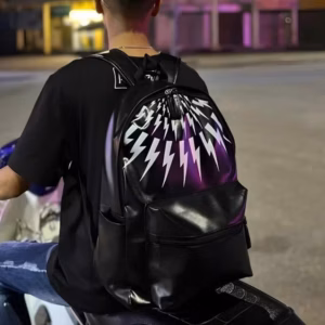 Balo Da Bóng Tia Sét Năng Động, Trend Mới Giới Trẻ W634 - Winnie House