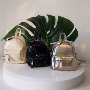 Balo Mini Dập Vân Da Bóng W637 – Xinh Xắn, Tiện Dụng, Chuẩn Gu Hiện Đại - Winnie House