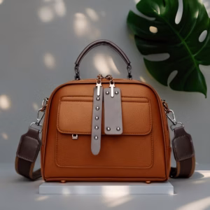 Túi Xách Nữ Da Gạo Cỡ Lớn 3 Ngăn Dây Đeo Bản To W656 - Winnie House