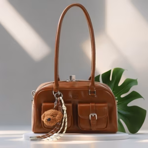 Túi Xách Nữ Hai Quai Xách Đa Năng – Tặng Kèm Móc Gấu Dễ Thương W672 - Winnie House