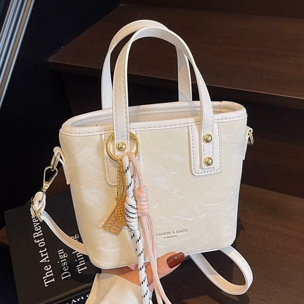 Túi Xách Nữ Đeo Chéo Mini Da Nhung Vân Đá Sang Chảnh Trendy W684 - Winnie House - Ảnh 6