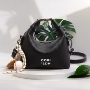 Túi Xách Nữ Cầm Tay Da Nhám Sang Trọng Kèm Móc Charm W687 - Winnie House