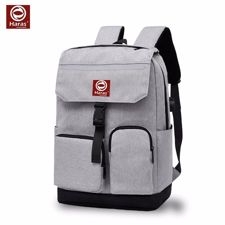 Balo Unisex Thời Trang Cao Cấp Có Phản Quang & Cổng Sạc Usb Hr265 - Haras - Ảnh 2
