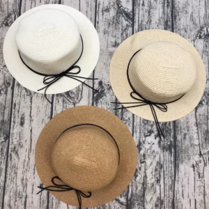 Nón Cói Đi Biển Cá Tính Dây Buộc Nơ Cs001 - Cói Su