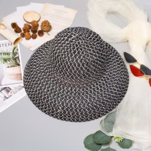 Nón Cói Đi Biển Chuông Họa Tiết Cs007 - Cói Su