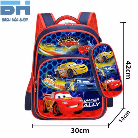 Balo Mẫu Giáo, Học Sinh Tiểu Học, Hoạt Hình 3D Tặng Kèm Hộp Bút - Bh Kids - Ảnh 6