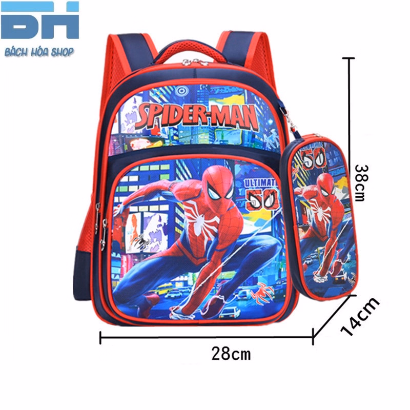 Balo Mẫu Giáo, Học Sinh Tiểu Học, Hoạt Hình 3D Tặng Kèm Hộp Bút - Bh Kids - Ảnh 4