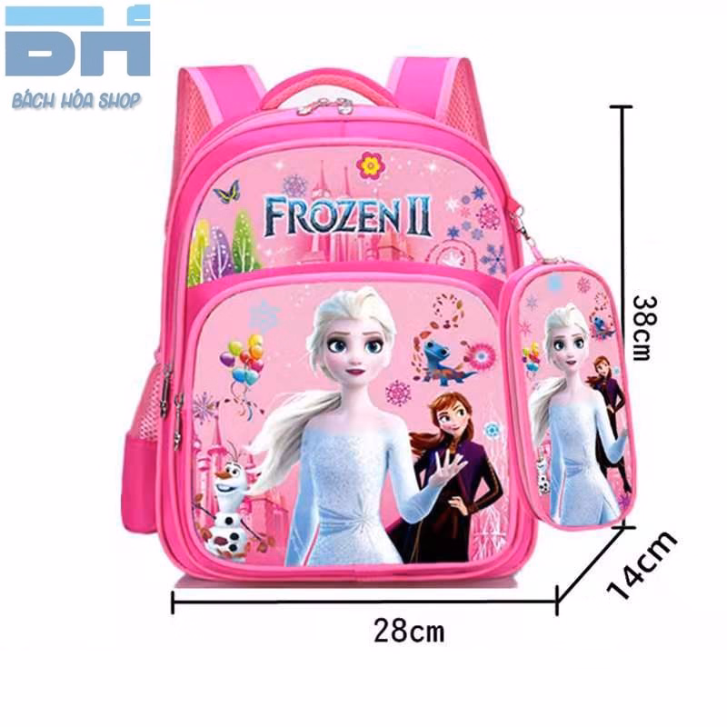 Balo Mẫu Giáo, Học Sinh Tiểu Học, Hoạt Hình 3D Tặng Kèm Hộp Bút - Bh Kids - Ảnh 8