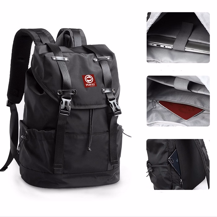 Balo Ullzang Thời Trang Dây Rút Phong Cách Hàn Quốc Hr288 - Haras - Ảnh 7