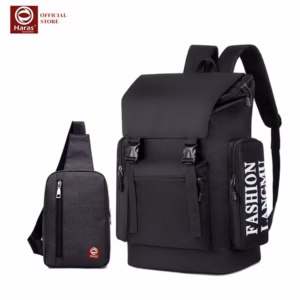 Combo Balo Ulzzang Hàn Quốc Thời Trang Hr294 Và Túi Đeo Chéo Cá Tính Hr147 - Haras