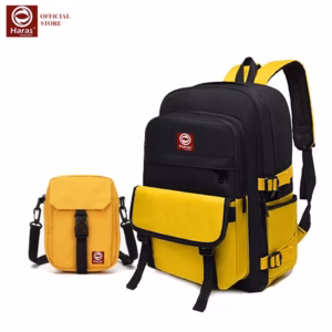 Combo Balo Phối Màu Thời Trang Hr297 Và Túi Đeo Chéo Cá Tính Hr281 - Haras