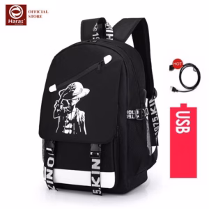 Balo Unisex Thời Trang Hr300 (Tặng Cáp Usb) - Haras