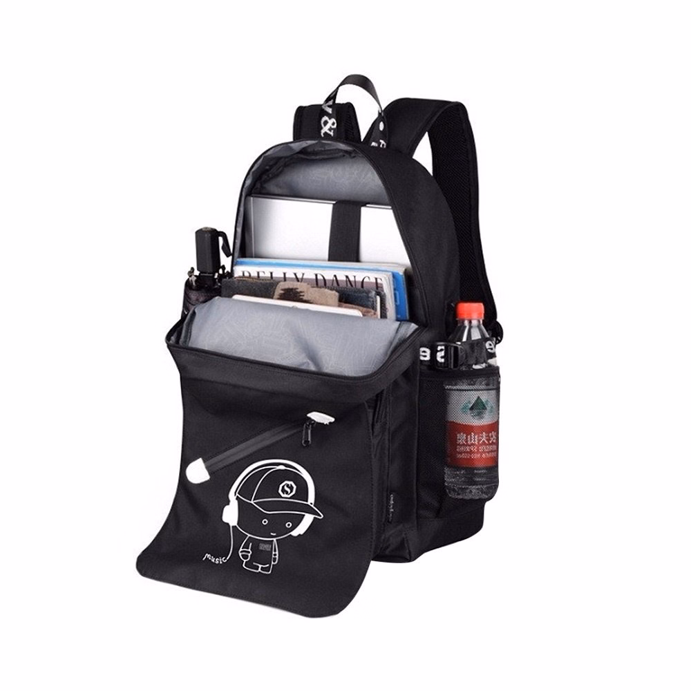 Balo Unisex Thời Trang Hr300 (Tặng Cáp Usb) - Haras - Ảnh 7