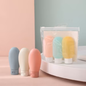 Bộ 3 Lọ Chiết Mỹ Phẩm Silicon Cao Cấp - Su